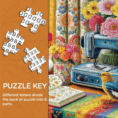 Colorful Threads Weave Spring Jigsaw Puzzle 1000 Pieces