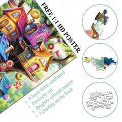 Candy Treehouse Jigsaw Puzzle 1000 Pieces