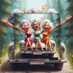 Vintage Joy Ride Jigsaw Puzzle 1000 Pieces