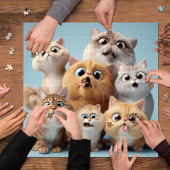 Quirky Meows Jigsaw Puzzle 1000 Pieces