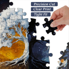 Black & White Roots Jigsaw Puzzle 1000 Pieces