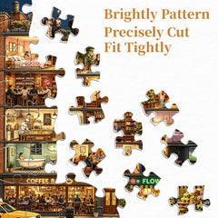 Home in Night Jigsaw Puzzle 1000 Piece