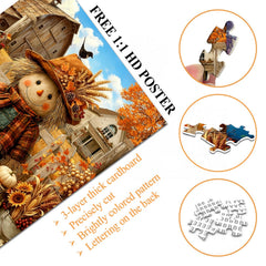 Scarecrow’s Harvest Jigsaw Puzzle 1000 Pieces