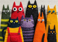 Cute Fuzzy Cats Jigsaw Puzzle 1000 Pieces