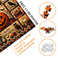 Halloween Quilt Jigsaw Puzzle 1000 Pieces