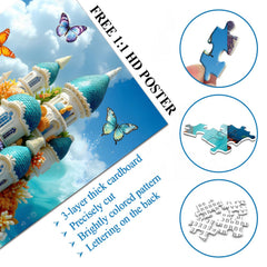 Seashell Castle Jigsaw Puzzle 1000 Pieces