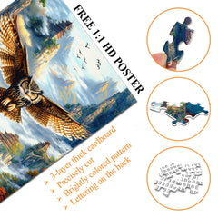 Mountain Owl Jigsaw Puzzle 1000 Pieces