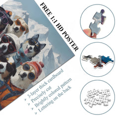 Ski Dog Team Jigsaw Puzzle 1000 Pieces