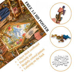 Vintage Wall Memories Jigsaw Puzzle 1000 Piece
