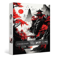 Crimson Temple Jigsaw Puzzle 1000 Pieces