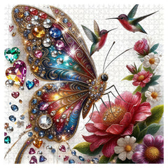Jewelwing Symphony Jigsaw Puzzle 1000 Pieces