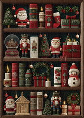 Christmas Bookshelf Jigsaw Puzzle 1000 Piece