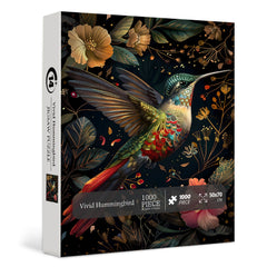 Vivid Hummingbird Jigsaw Puzzle 1000 Pieces