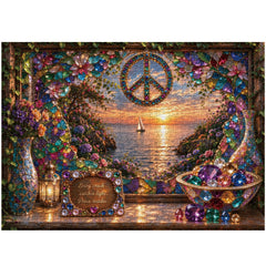 Glass Peace Jigsaw Puzzle 1000 Pieces