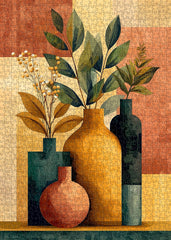 Puzzle d'art nature morte aux tons chauds 1000 pièces