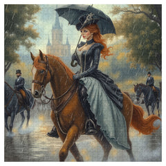 The Lady in the Rain Jigsaw Puzzle 1000 Pieces