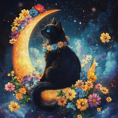 Moonlight & Whiskers Jigsaw Puzzle 1000 Pieces