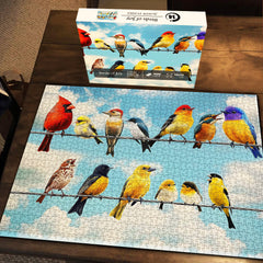 Puzzle d'oiseaux de joie 1000 pièces