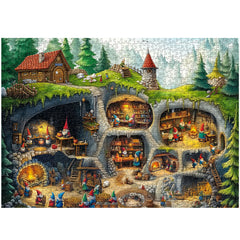 Underground Gnome Village Jigsaw Puzzle 1000 Pieces