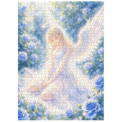 Azure Rose Angel Jigsaw Puzzle 1000 Piece