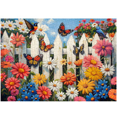 Puzzle Jardin aux Papillons 1000 pièces