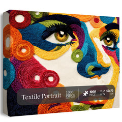 Textile Portrait Jigsaw Puzzle 1000 Pieces
