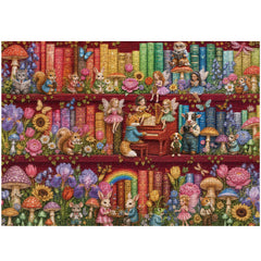 Fairy Bookshelf Jigsaw Puzzle 1000 Pieces