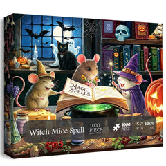 Witch Mice Spell Jigsaw Puzzle 1000 Pieces