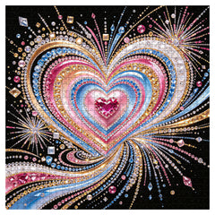 Puzzle Cœur Gemme Éblouissante 1000 Pièces