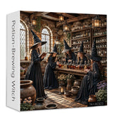 Potion-Brewing Witch Jigsaw Puzzle 1000 Piece