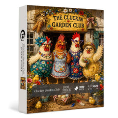 Chicken Garden Club Jigsaw Puzzle 1000 Pieces