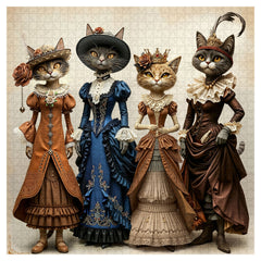 Royal Cat Court Jigsaw Puzzle 1000 Piece