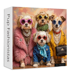 Pup Fashionistas Jigsaw Puzzle 1000 Piece