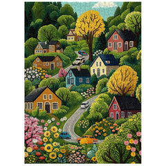 Vibrant Countryside Jigsaw Puzzle 1000 Pieces