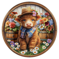 Floral Cute Calf Jigsaw Puzzle 1000 Pieces