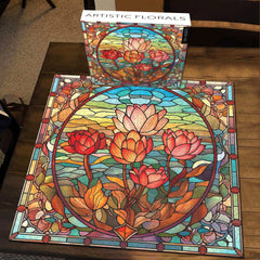 Künstlerisches Blumenpuzzle 1000 Teile