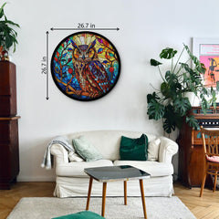 Puzzles en bois de hibou artistique 1000 pièces