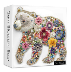 Puzzle en forme d'ours Gem Blossom 1000 pièces