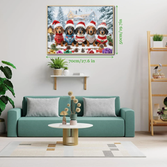 Santa's Pup Posse Jigsaw Puzzle 1000 Pieces