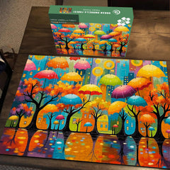 Puzzle urbain « Parapluie forestier » 1000 pièces
