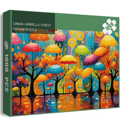 Puzzle urbain « Parapluie forestier » 1000 pièces