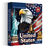 Puzzle 1000 Pièces « Stars and Stripes Forever »