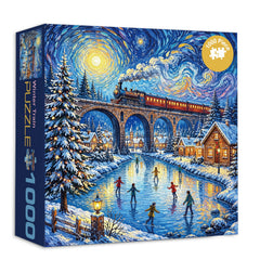 Winter Train Jigsaw Puzzle 1000 Piece