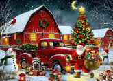Merry Christmas Night Jigsaw Puzzle 1000 Piece