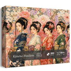 Kimono Maidens Jigsaw Puzzle 1000 Piece