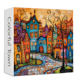 Puzzle de ville colorée 1000 pièces