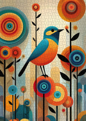 Geometric Bird Jigsaw Puzzle 1000 Pieces