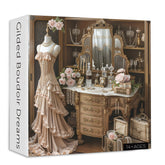Puzzle 1000 pièces Boudoir Dreams doré