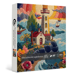 Threadwork Lighthouse Jigsaw Puzzle 1000 Pieces