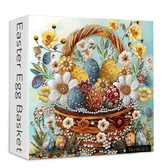 Puzzle de Pâques Panier d'Œufs 1000 Pièces
